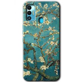 Tecno Spark 7T Almond Blossom Baskılı Uyumlu Silikon Kılıf