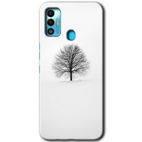 Tecno Spark 7T Alone Tree Baskılı Uyumlu Silikon Kılıf