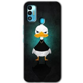 Tecno Spark 7T Angry Duck Baskılı Uyumlu Silikon Kılıf