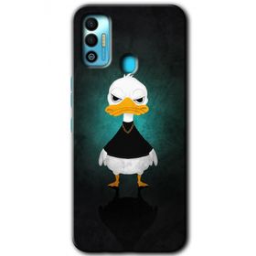Tecno Spark 7T Angry Duck Baskılı Uyumlu Silikon Kılıf