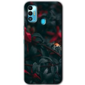 Tecno Spark 7T Avcı Arı Baskılı Uyumlu Silikon Kılıf