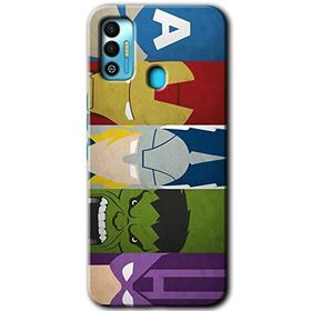 Tecno Spark 7T Avengers 1 Baskılı Uyumlu Silikon Kılıf