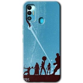 Tecno Spark 7T Avengers Team Baskılı Uyumlu Silikon Kılıf
