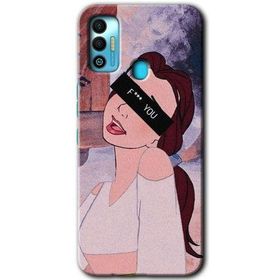 Tecno Spark 7T Bad Girl Baskılı Uyumlu Silikon Kılıf
