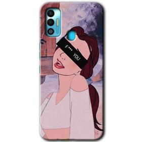 Tecno Spark 7T Bad Girl Baskılı Uyumlu Silikon Kılıf