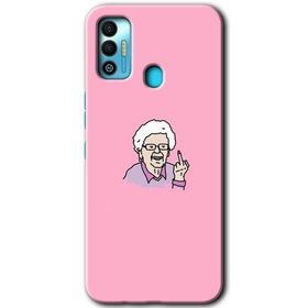 Tecno Spark 7T Bad Grandmother Baskılı Uyumlu Silikon Kılıf