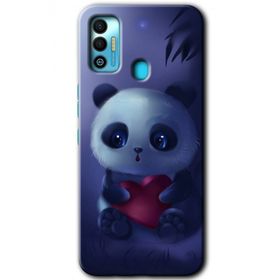 Tecno Spark 7T Bebek Panda Baskılı Uyumlu Silikon Kılıf