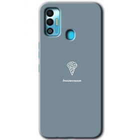Tecno Spark 7T Beyin Gıdası Baskılı Uyumlu Silikon Kılıf