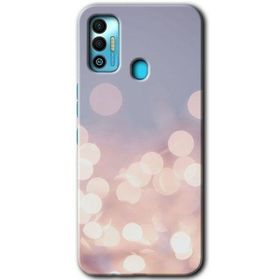 Tecno Spark 7T Blur Lights Baskılı Uyumlu Silikon Kılıf