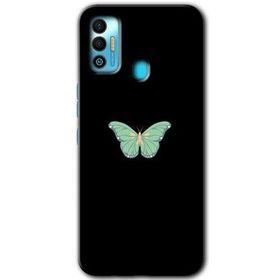 Tecno Spark 7T Butterfly Tree Baskılı Uyumlu Silikon Kılıf