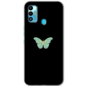 Tecno Spark 7T Butterfly Tree Baskılı Uyumlu Silikon Kılıf