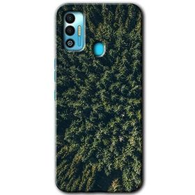Tecno Spark 7T Çam Ağacı Ormanı Baskılı Uyumlu Silikon Kılıf