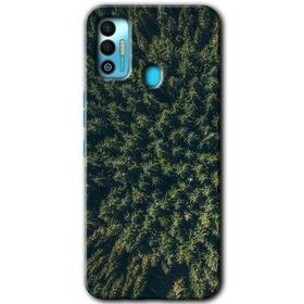 Tecno Spark 7T Çam Ağacı Ormanı Baskılı Uyumlu Silikon Kılıf