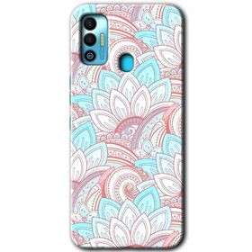 Tecno Spark 7T Çin Mandala 1 Baskılı Uyumlu Silikon Kılıf