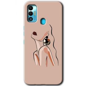Tecno Spark 7T Çizim Silüet Baskılı Uyumlu Silikon Kılıf