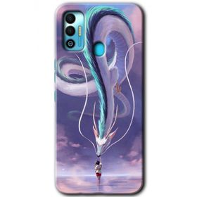 Tecno Spark 7T Dragon Snake Baskılı Uyumlu Silikon Kılıf