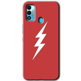 Tecno Spark 7T Flash Logo Baskılı Uyumlu Silikon Kılıf
