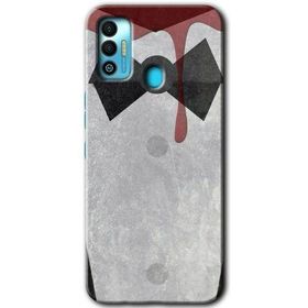 Tecno Spark 7T Gentleman Blood Baskılı Uyumlu Silikon Kılıf