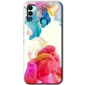 Tecno Spark 7T Gökkuşağı Color Baskılı Uyumlu Silikon Kılıf