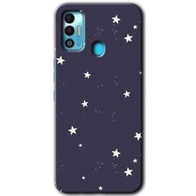 Tecno Spark 7T Gökyüzü Yıldız Baskılı Uyumlu Silikon Kılıf
