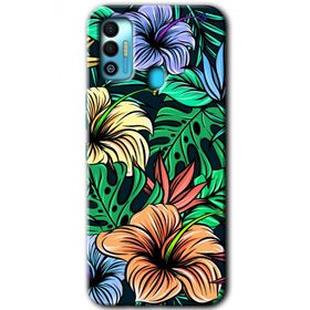 Tecno Spark 7T Hibiscus Flowers Baskılı Uyumlu Silikon Kılıf
