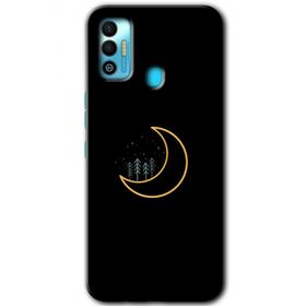Tecno Spark 7T İyi Geceler Baskılı Uyumlu Silikon Kılıf