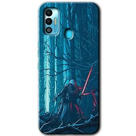 Tecno Spark 7T Jedi Baskılı Uyumlu Silikon Kılıf