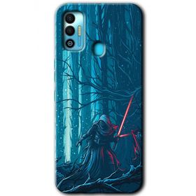 Tecno Spark 7T Jedi Baskılı Uyumlu Silikon Kılıf