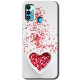 Tecno Spark 7T Kalpli Şekerleme Baskılı Uyumlu Silikon Kılıf