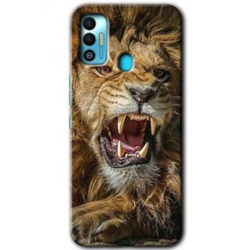 Tecno Spark 7T King Lion Baskılı Uyumlu Silikon Kılıf