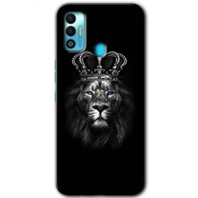 Tecno Spark 7T King Lion Baskılı Uyumlu Silikon Kılıf
