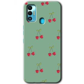 Tecno Spark 7T Kiraz Berry Baskılı Uyumlu Silikon Kılıf