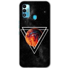 Tecno Spark 7T Kızıl Gezegen Baskılı Uyumlu Silikon Kılıf