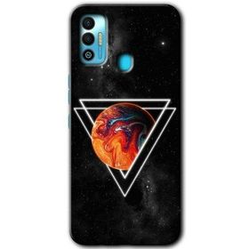 Tecno Spark 7T Kızıl Gezegen Baskılı Uyumlu Silikon Kılıf