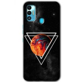 Tecno Spark 7T Kızıl Gezegen Baskılı Uyumlu Silikon Kılıf