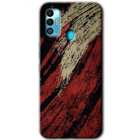 Tecno Spark 7T Kumaş Deseni 6 Baskılı Uyumlu Silikon Kılıf