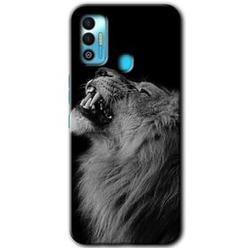 Tecno Spark 7T Lion Baskılı Uyumlu Silikon Kılıf