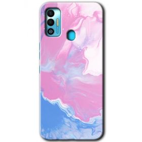 Tecno Spark 7T Liquid Lekeler Art Baskılı Uyumlu Silikon Kılıf