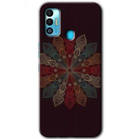 Tecno Spark 7T Mandala Flower Wal Baskılı Uyumlu Silikon Kılıf
