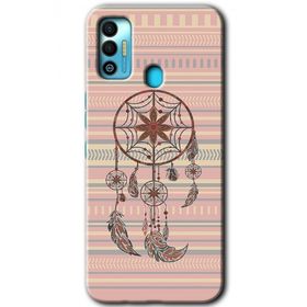 Tecno Spark 7T Mandala Retro Baskılı Uyumlu Silikon Kılıf