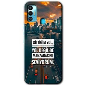 Tecno Spark 7T Manzara Seviyorum Baskılı Uyumlu Silikon Kılıf