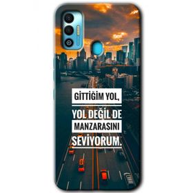 Tecno Spark 7T Manzara Seviyorum Baskılı Uyumlu Silikon Kılıf