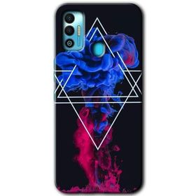 Tecno Spark 7T Mekanik Duman 1 Baskılı Uyumlu Silikon Kılıf