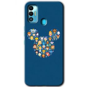 Tecno Spark 7T Mickey Baskılı Uyumlu Silikon Kılıf