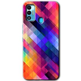 Tecno Spark 7T Multi Oblique Baskılı Uyumlu Silikon Kılıf
