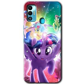 Tecno Spark 7T Pony Baskılı Uyumlu Silikon Kılıf