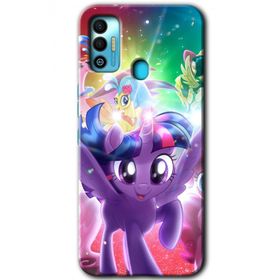 Tecno Spark 7T Pony Baskılı Uyumlu Silikon Kılıf