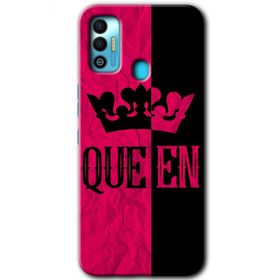 Tecno Spark 7T Queen Baskılı Uyumlu Silikon Kılıf