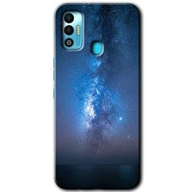 Tecno Spark 7T Samanyolu Baskılı Uyumlu Silikon Kılıf