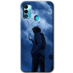 Tecno Spark 7T Sonbahar Yalnızlığı Baskılı Uyumlu Silikon Kılıf